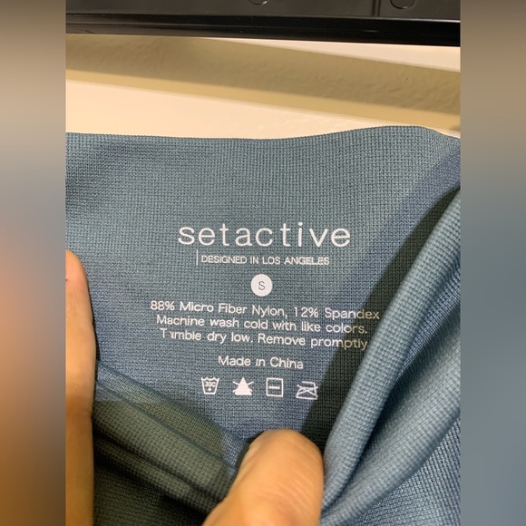 Set Active Sculptflex Leggings size small color wave - Picture 2 of 9